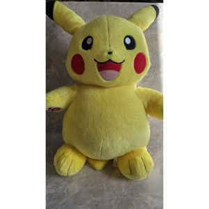 Pokemon Build A Bear Pikachu Stuffed Animal Plush Toy BAB Nintendo 18" New Tags